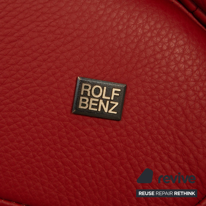 Rolf Benz 3100 Leder Sessel Rot Funktion