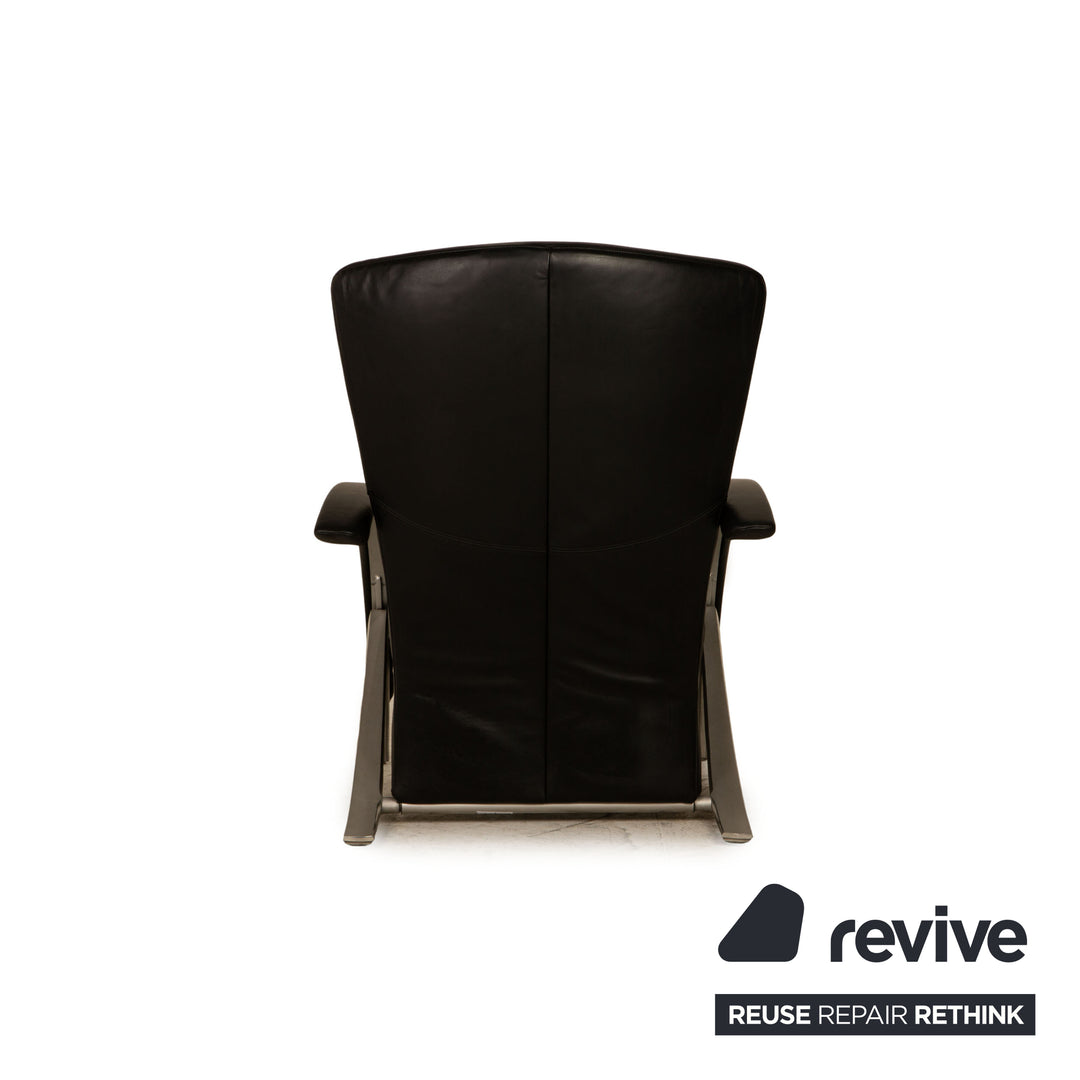 Rolf Benz 3100 Leather Armchair Black Function