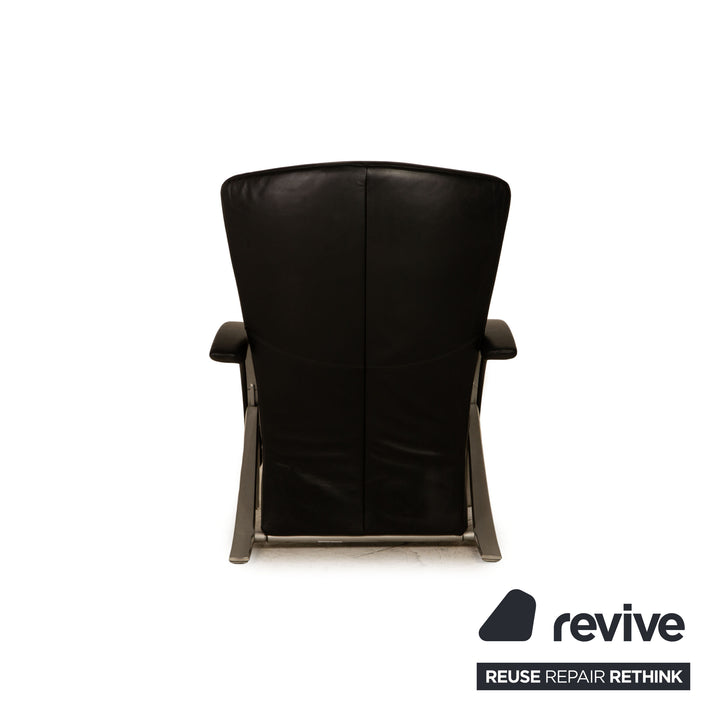 Rolf Benz 3100 Leather Armchair Black Function