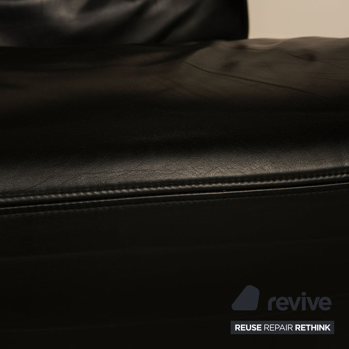 Rolf Benz 3100 Leather Armchair Black Function