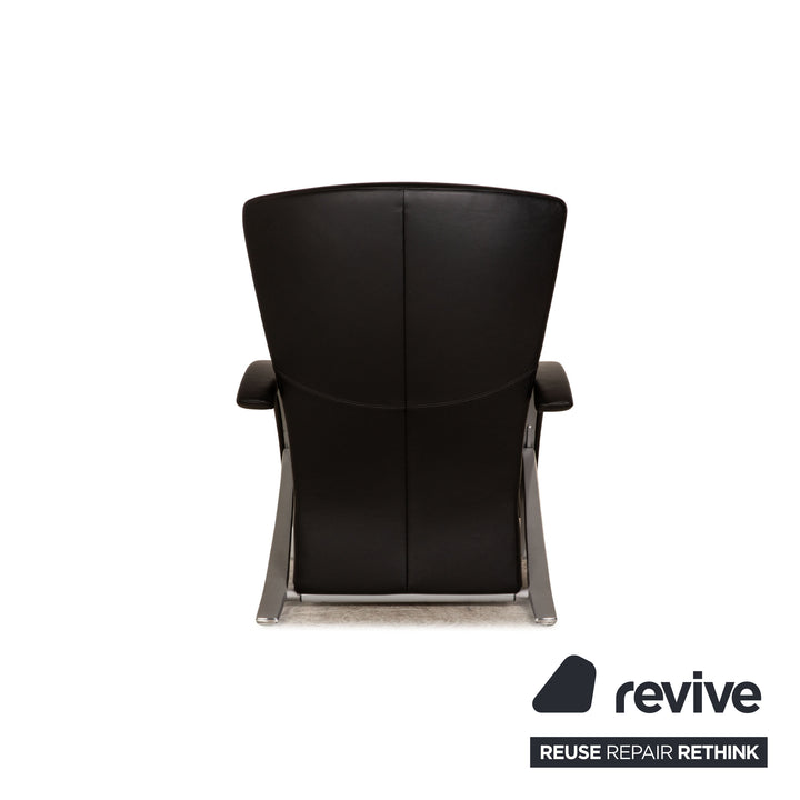 Rolf Benz 3100 Leather Armchair Black Function