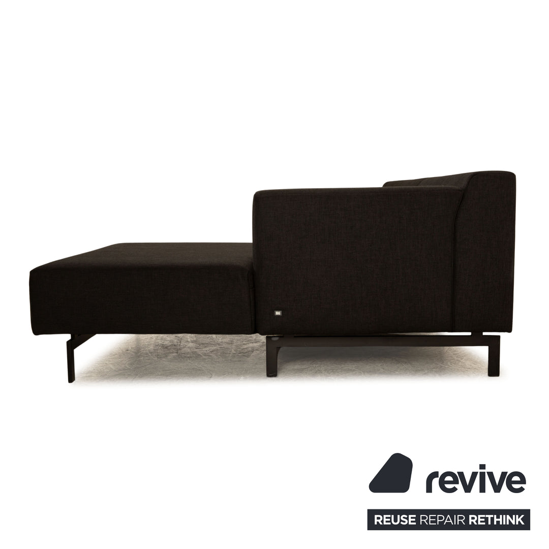 Rolf Benz 318 Linea Stoff Ecksofa Schwarz Recamiere Rechts Sofa Couch