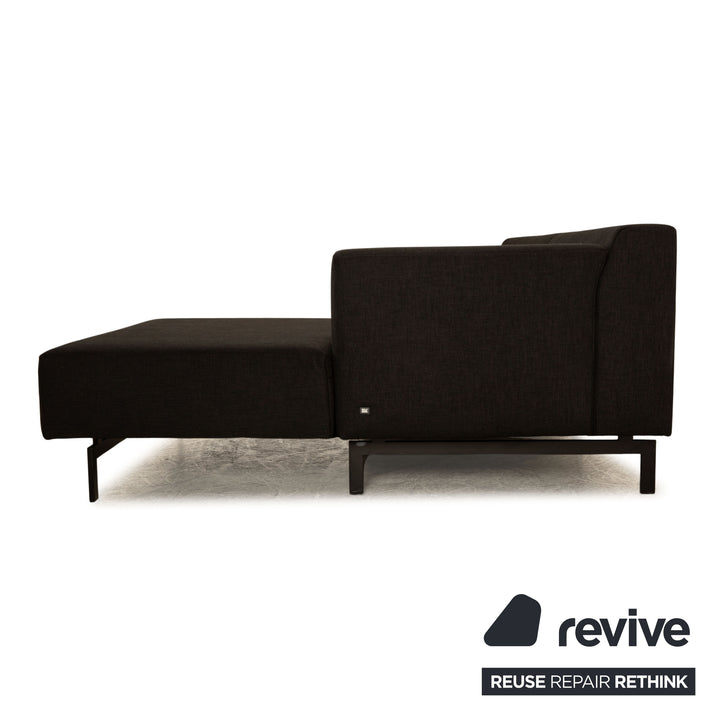 Rolf Benz 318 Linea Stoff Ecksofa Schwarz Recamiere Rechts Sofa Couch
