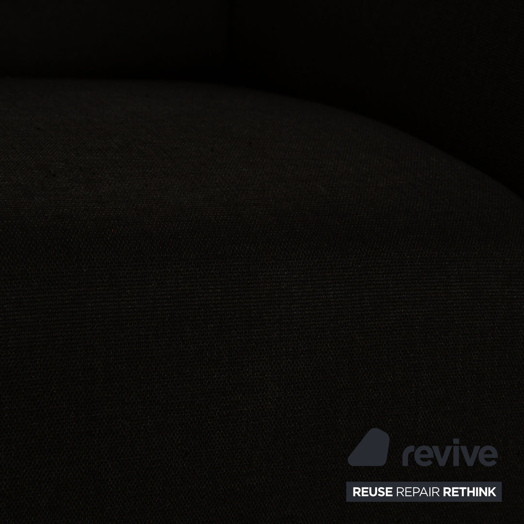 Rolf Benz 318 Linea Stoff Sessel Schwarz