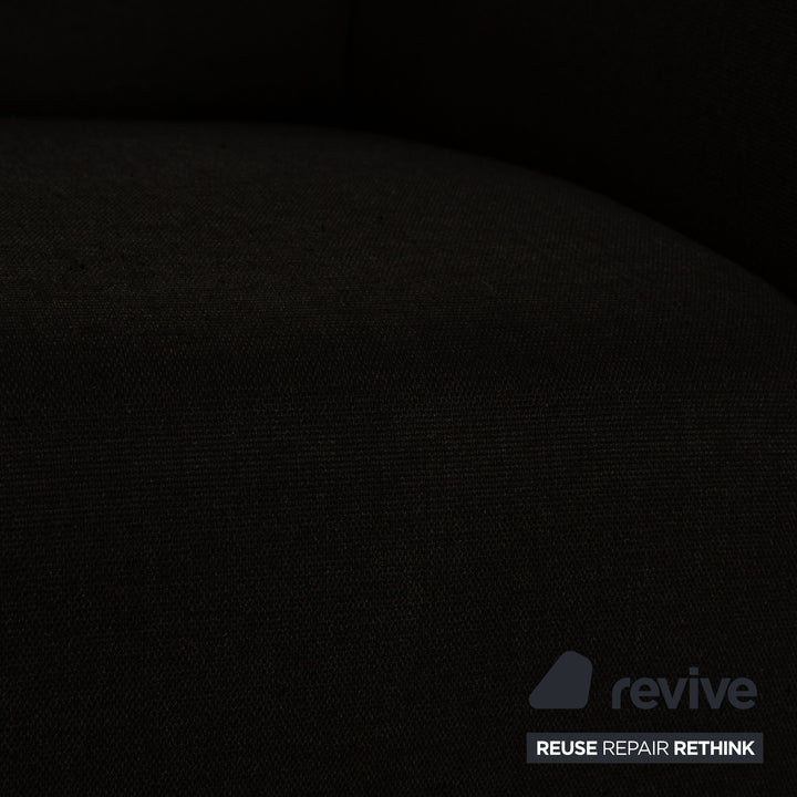 Rolf Benz 318 Linea Stoff Sessel Schwarz