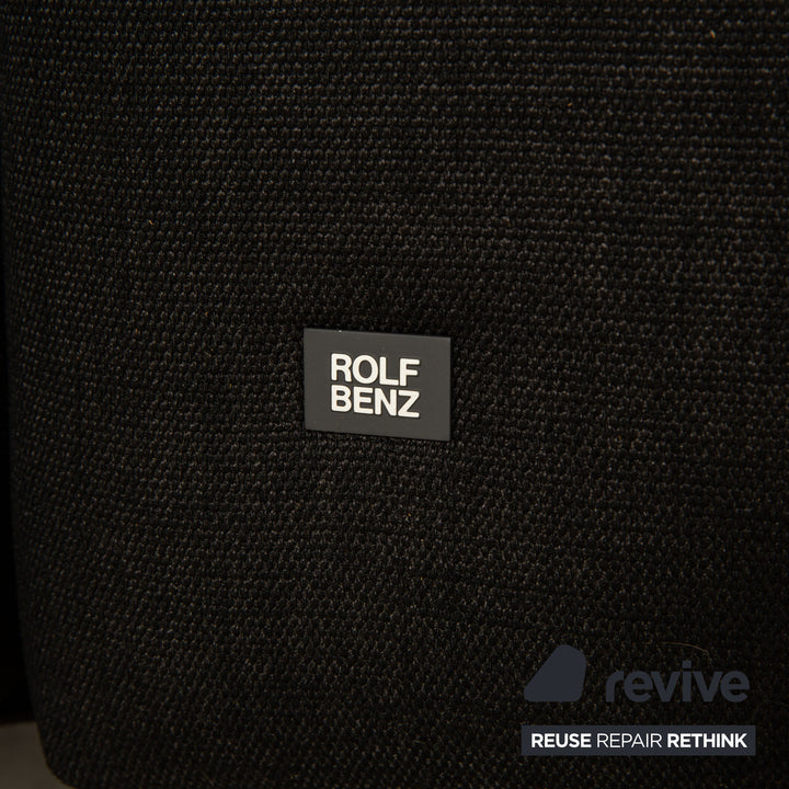 Rolf Benz 318 Linea Stoff Sessel Schwarz