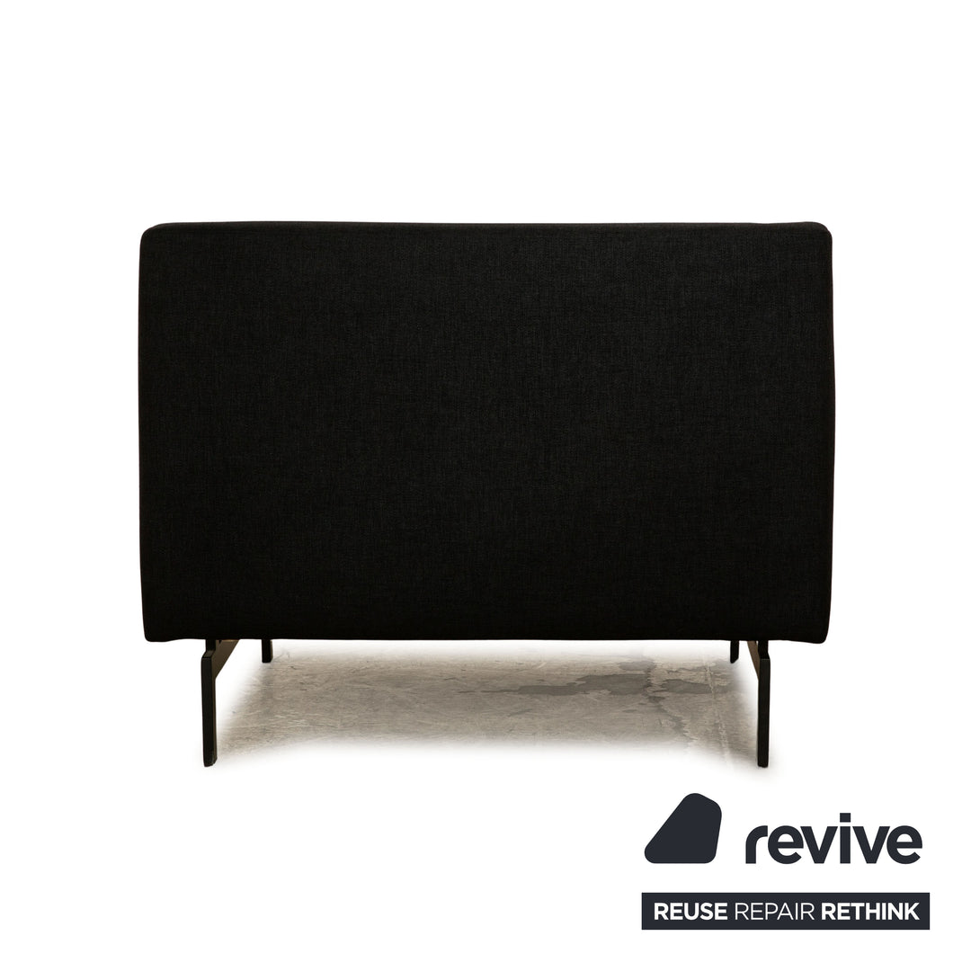 Rolf Benz 318 Linea Stoff Sessel Schwarz