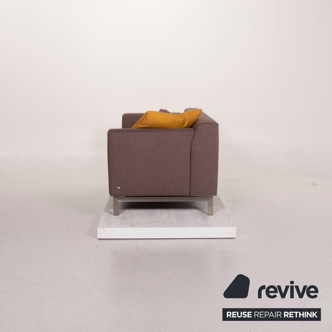 Rolf Benz 318 Linea Stoff Sofa Garnitur Grau 1x Dreisitzer 1x Zweisitzer #15457