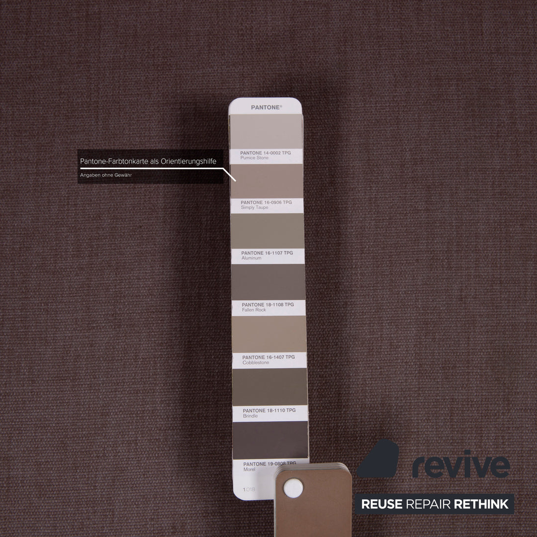 Rolf Benz 318 Linea Stoff Sofa Garnitur Grau 1x Dreisitzer 1x Zweisitzer #15457