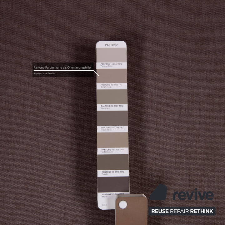 Rolf Benz 318 Linea Stoff Sofa Garnitur Grau 1x Dreisitzer 1x Zweisitzer #15457