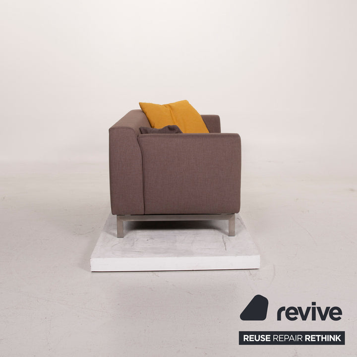 Rolf Benz 318 Linea Stoff Sofa Garnitur Grau 1x Dreisitzer 1x Zweisitzer #15457