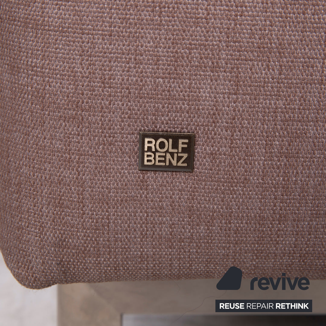 Rolf Benz 318 Linea Stoff Sofa Grau Braun Zweisitzer #15203