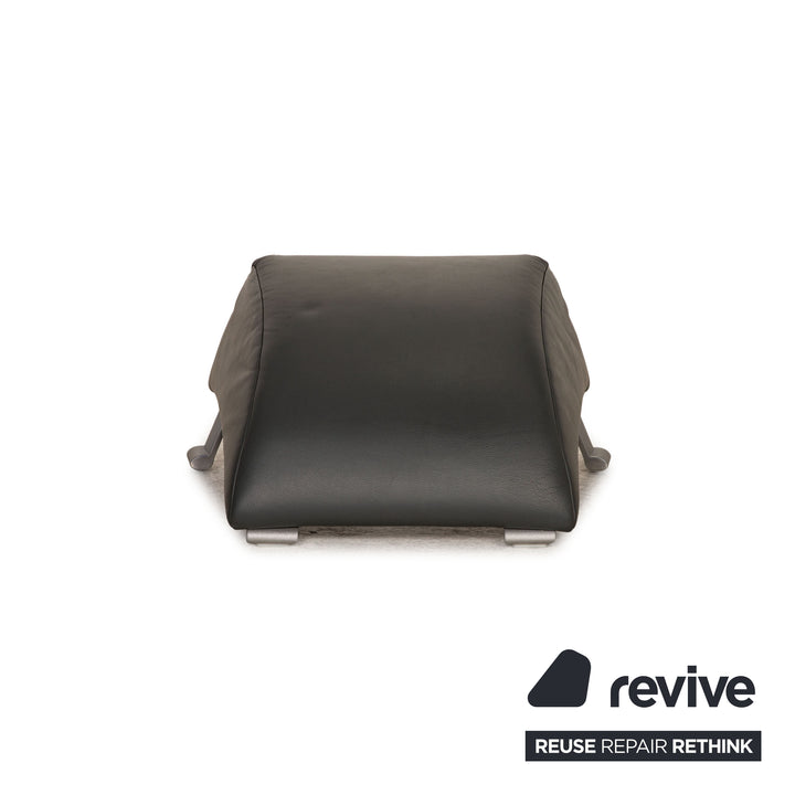 Rolf Benz 322 leather stool grey