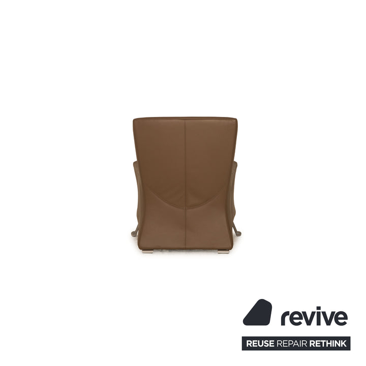 Rolf Benz 322 Leder Sessel Beige