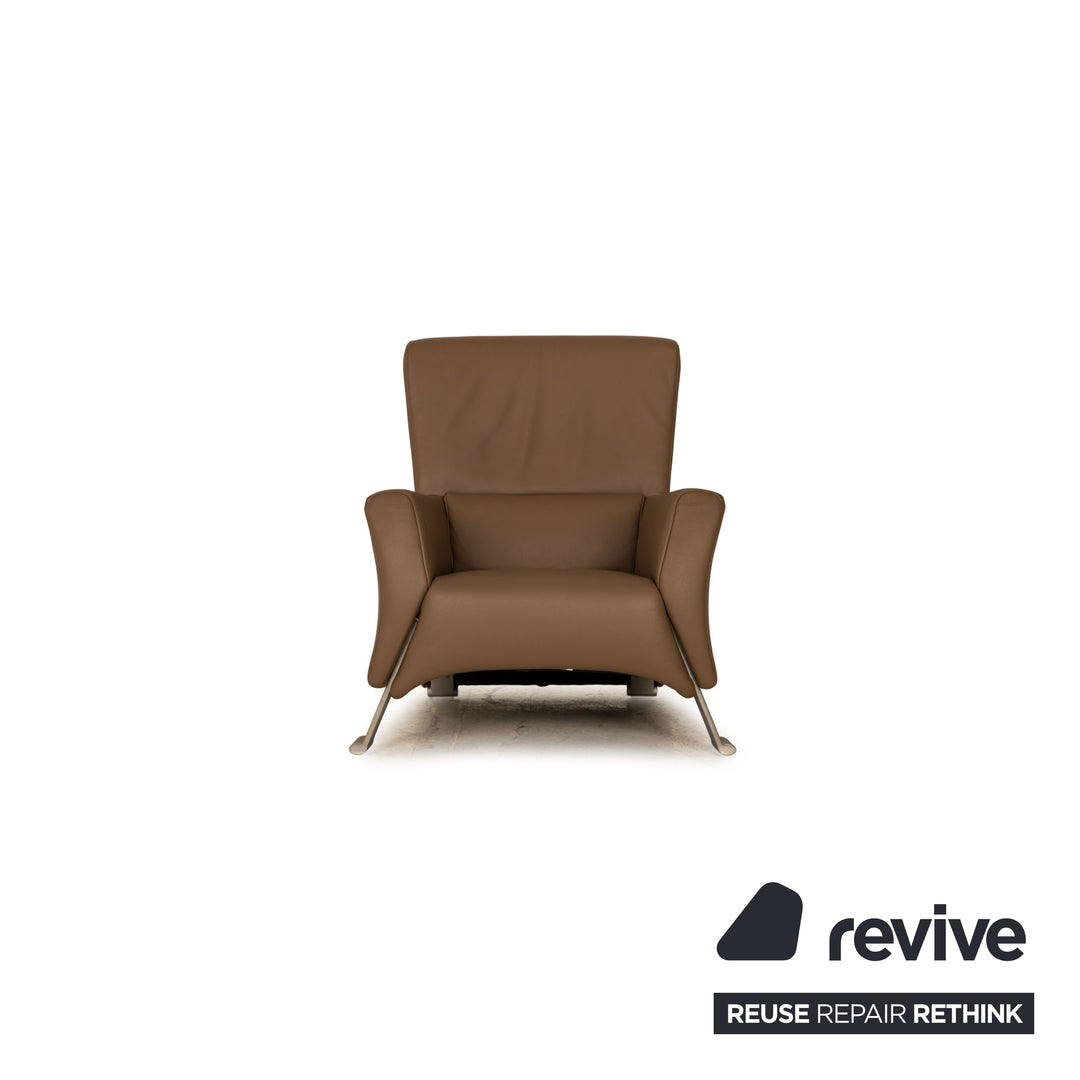 Rolf Benz 322 Leder Sessel Beige
