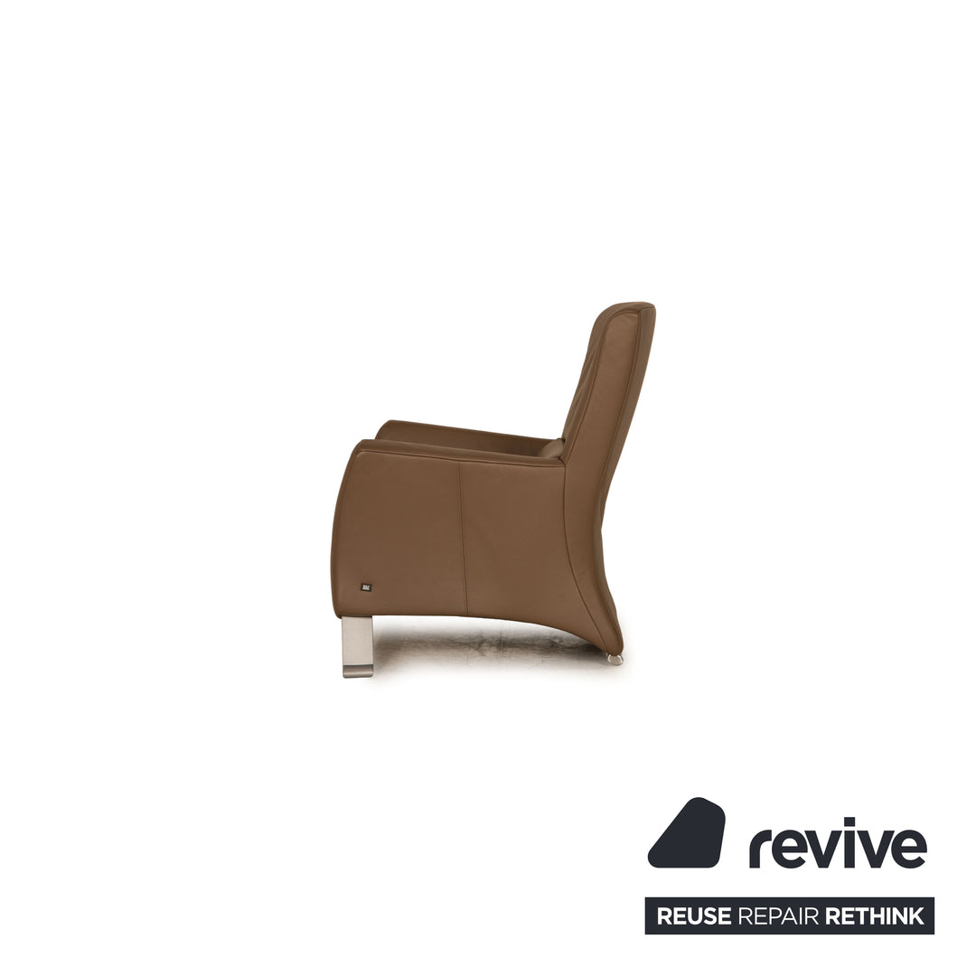 Rolf Benz 322 Leder Sessel Beige