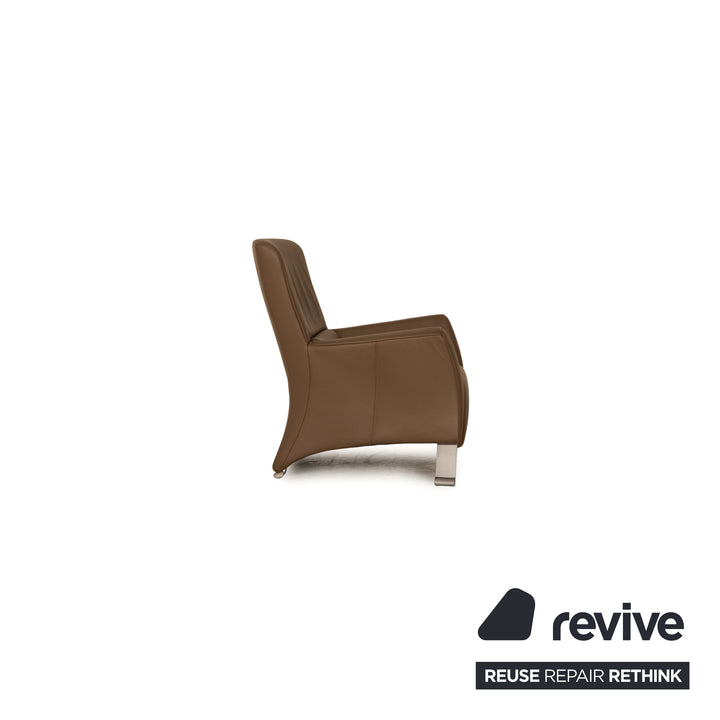 Rolf Benz 322 Leder Sessel Beige