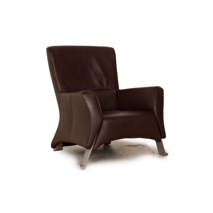 Rolf Benz 322 Leather Armchair Brown