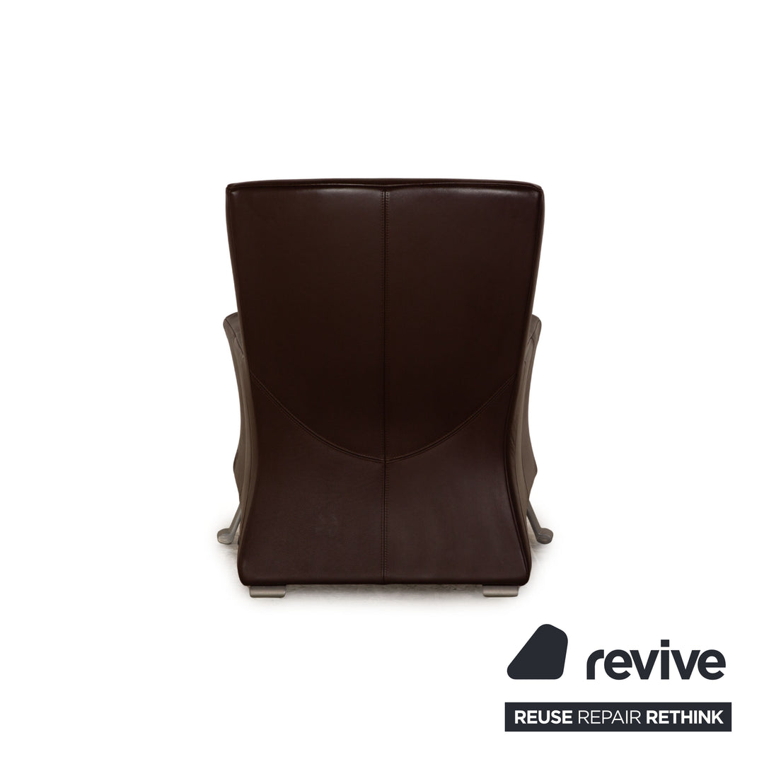 Rolf Benz 322 Leather Armchair Brown