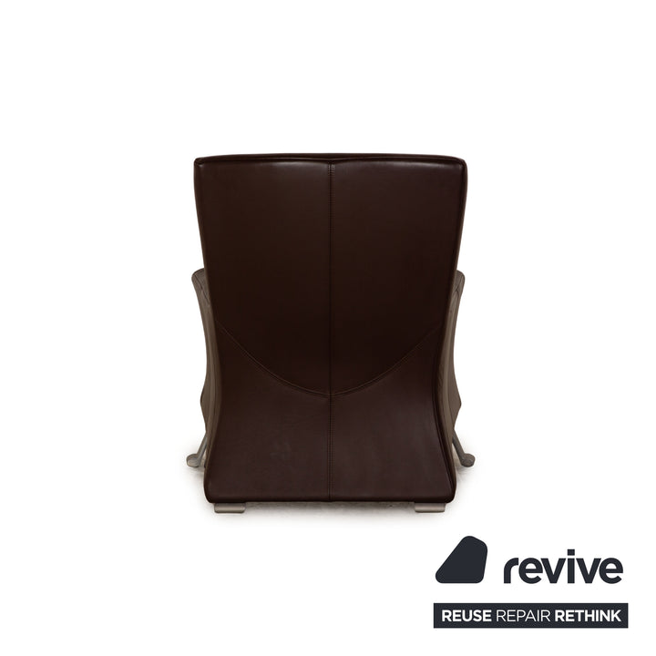 Rolf Benz 322 Leather Armchair Brown