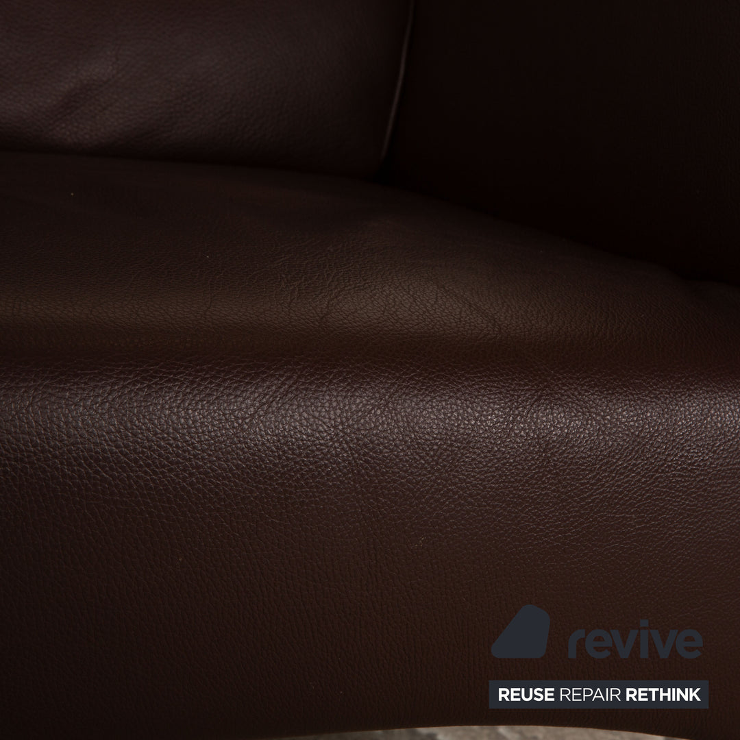 Rolf Benz 322 Leather Armchair Brown