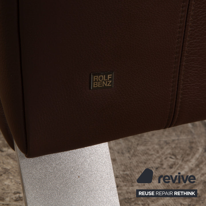 Rolf Benz 322 Leather Armchair Brown