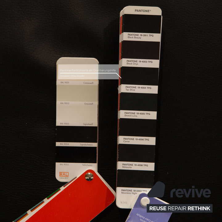 Rolf Benz 322 leather armchair set black