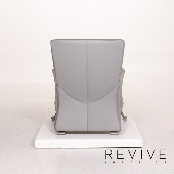 Rolf Benz 322 Leather Armchair Gray #15419