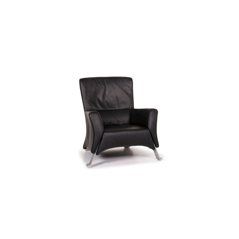 Rolf Benz 322 Schwarz Sessel Leder