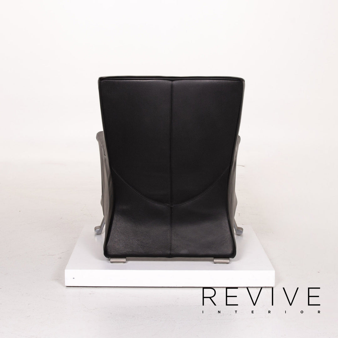 Rolf Benz 322 Leather Armchair Black #13988