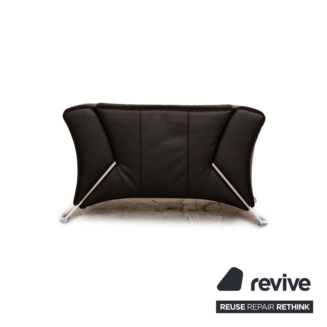 Rolf Benz 322 Leather Armchair Black