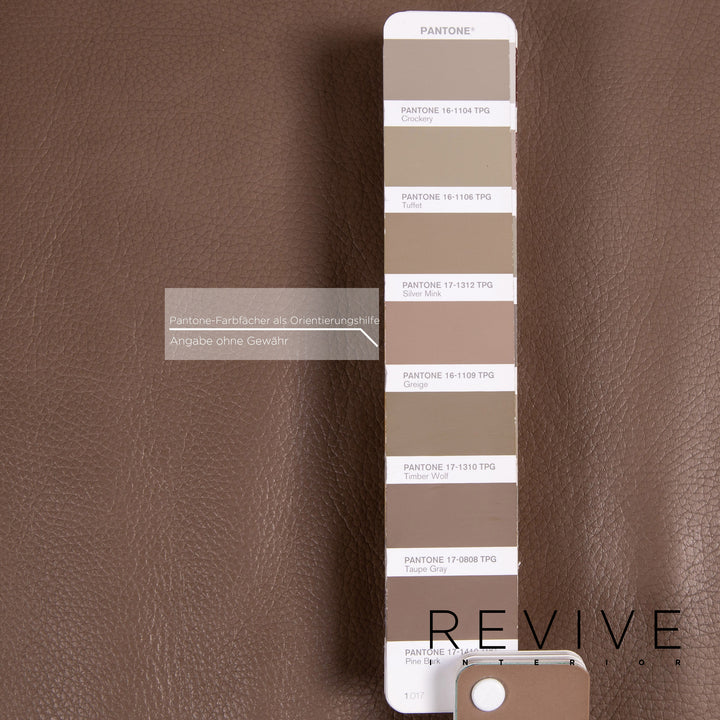 Rolf Benz 322 Leder Sofa Braun Graubraun Dreisitzer Couch #14764