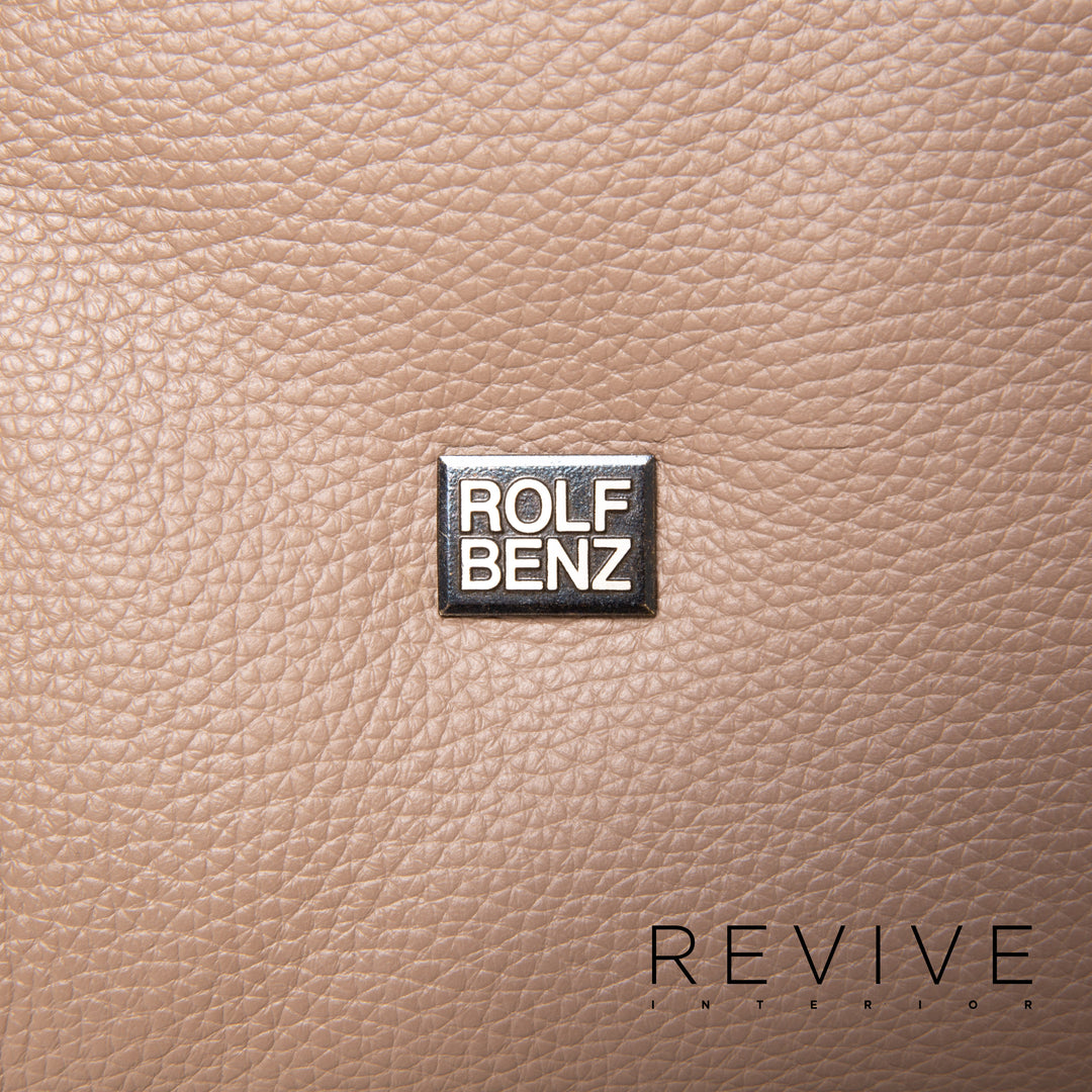 Rolf Benz 322 Leder Sofa Braun Graubraun Dreisitzer Couch #14764