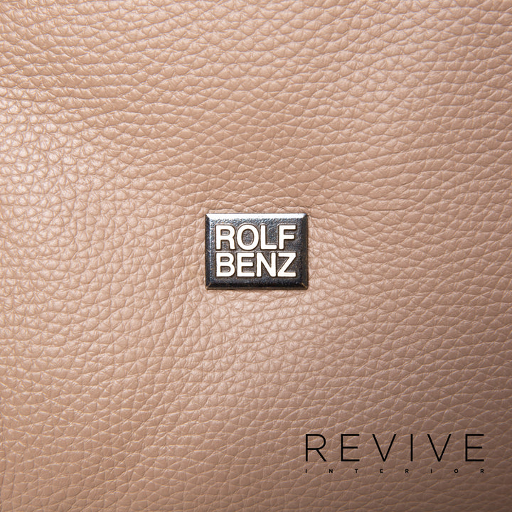 Rolf Benz 322 Leder Sofa Braun Graubraun Dreisitzer Couch #14764