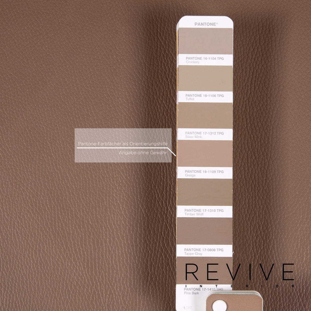 Rolf Benz 322 Leder Sofa Braun Graubraun Zweisitzer Couch #14763