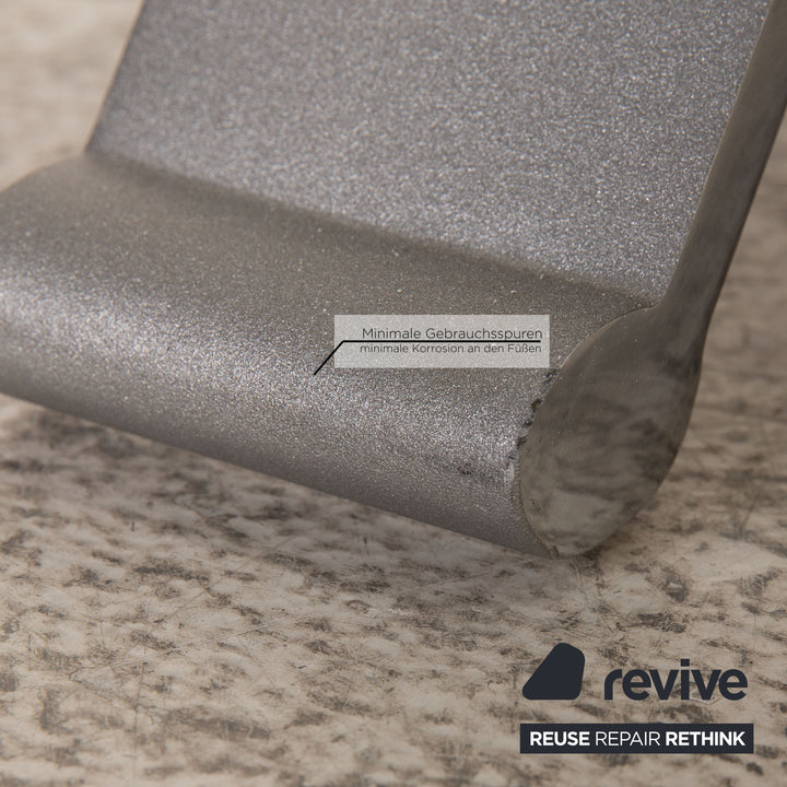 Rolf Benz 322 Leder Sofa Creme Zweisitzer Couch