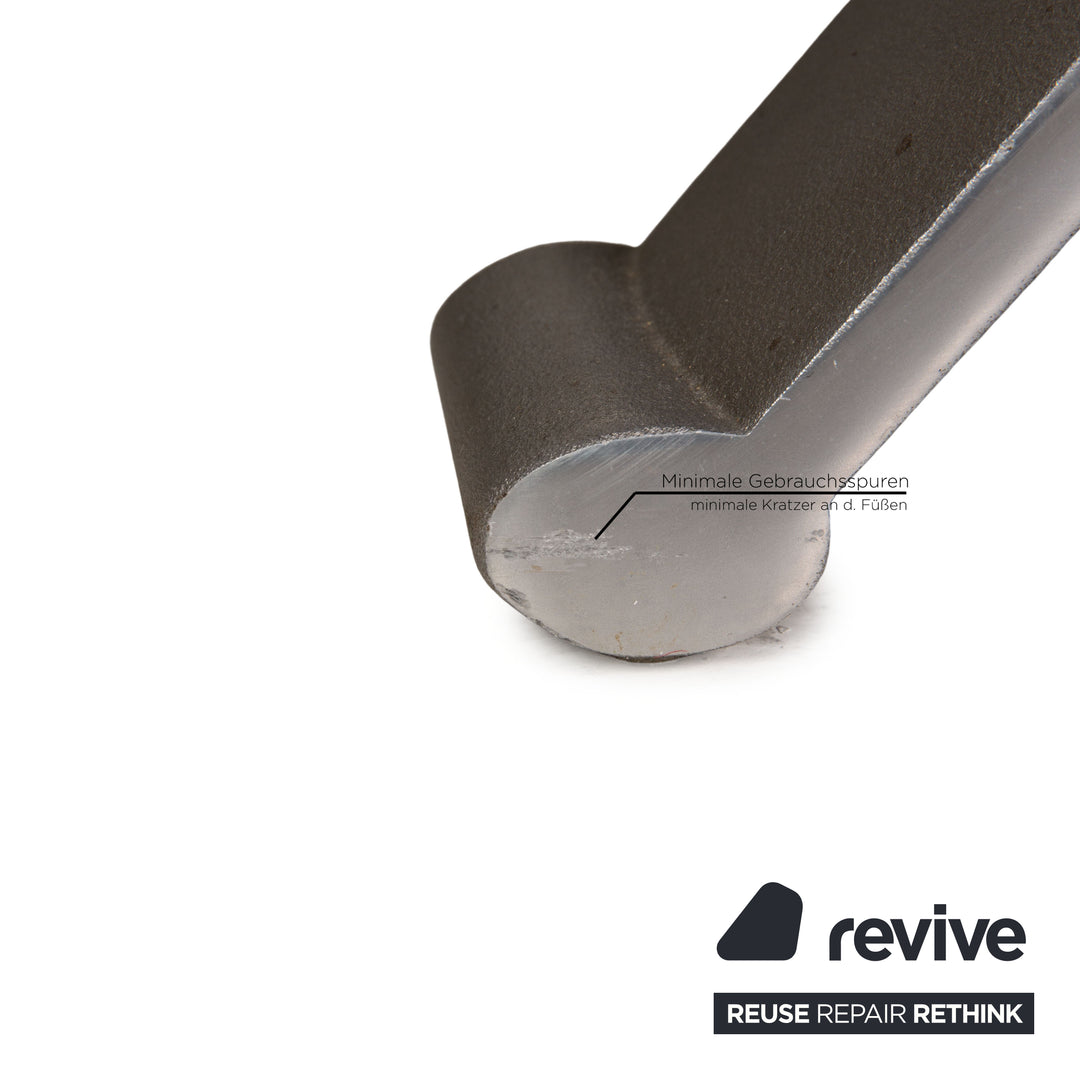 Rolf Benz 322 Leder Sofa Schwarz Zweisitzer Couch