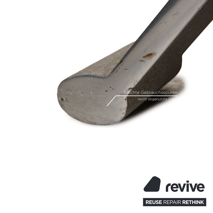 Rolf Benz 322 leather sofa black two-seater couch