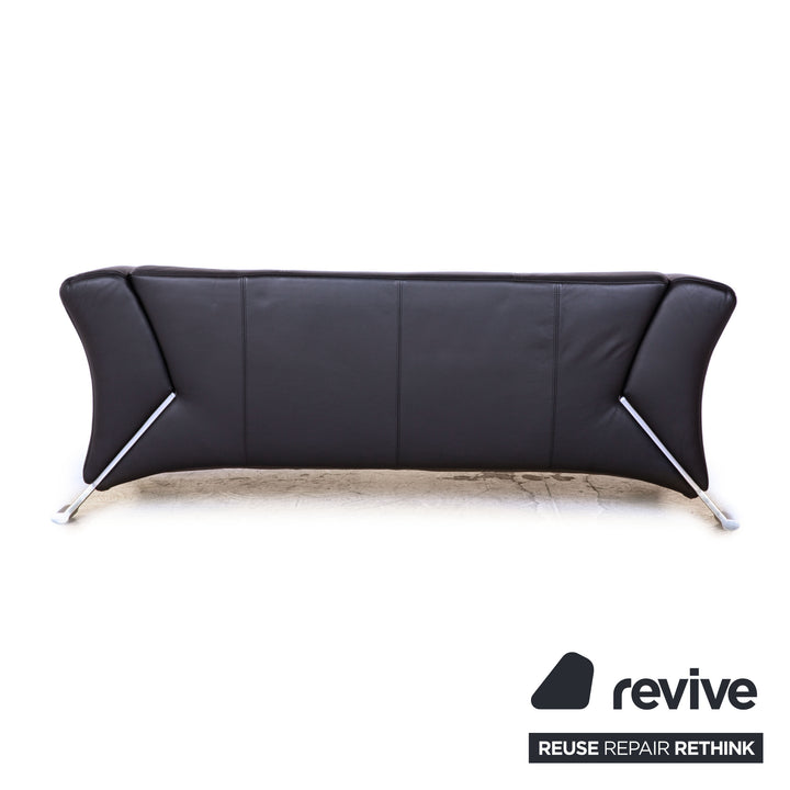 Rolf Benz 322 Leder Zweisitzer Blau Dunkelblau Sofa Couch
