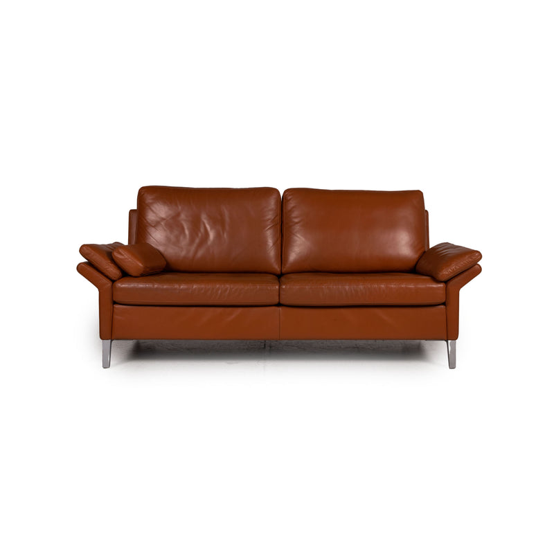 Rolf Benz 3300 Leder Sofa Braun Dreisitzer Couch