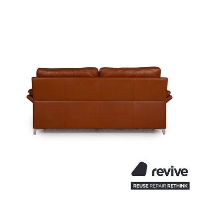 Rolf Benz 3300 Leder Sofa Braun Dreisitzer Couch