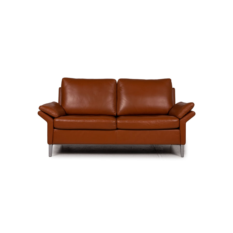 Rolf Benz 3300 Leder Sofa Braun Zweisitzer Couch