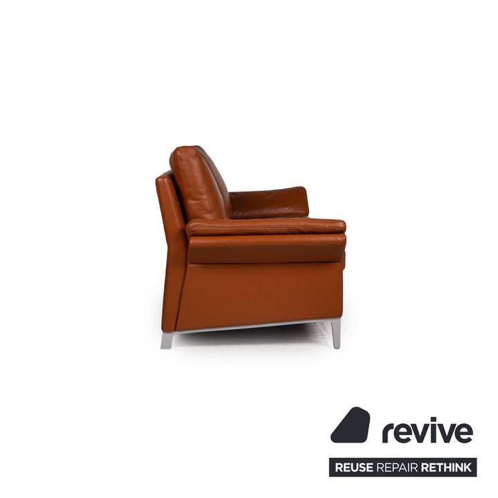 Rolf Benz 3300 Leder Sofa Braun Zweisitzer Couch