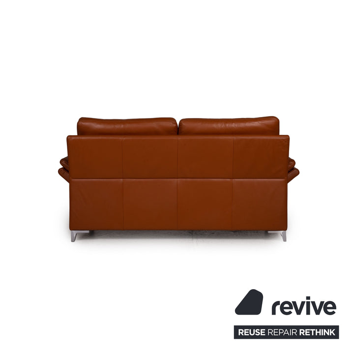 Rolf Benz 3300 Leder Sofa Braun Zweisitzer Couch