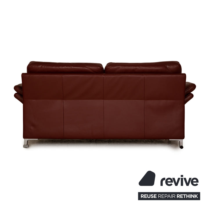 Rolf Benz 3300 leather sofa set red three-seater two-seater armchair red sofa couch
