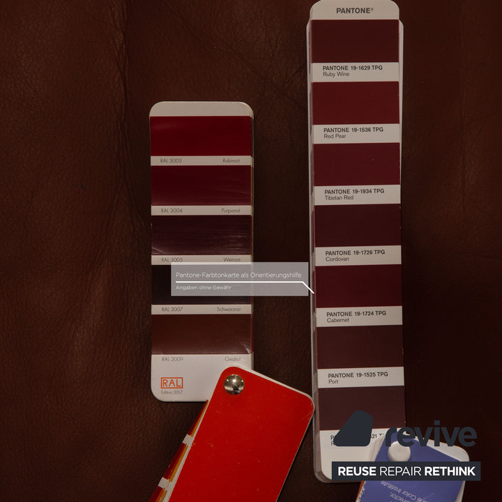 Rolf Benz 3300 leather sofa set red three-seater two-seater armchair red sofa couch