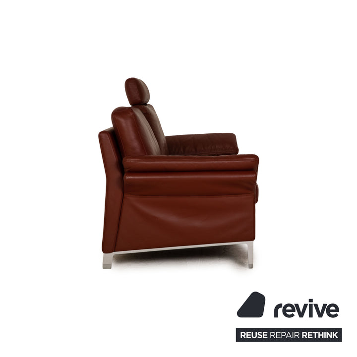 Rolf Benz 3300 leather sofa set red three-seater two-seater armchair red sofa couch