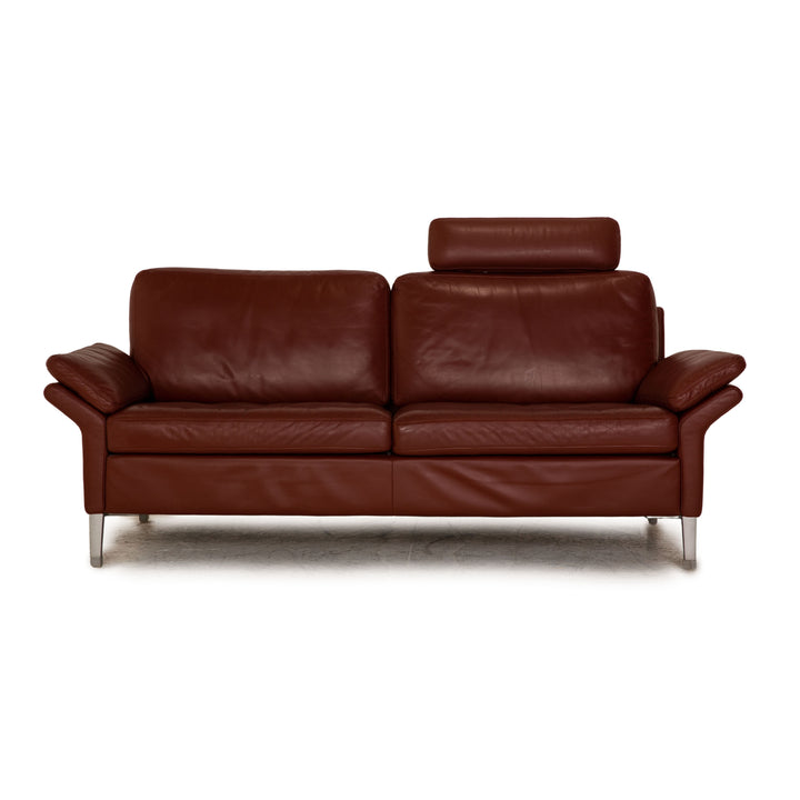 Rolf Benz 3300 leather sofa red three-seater red sofa couch
