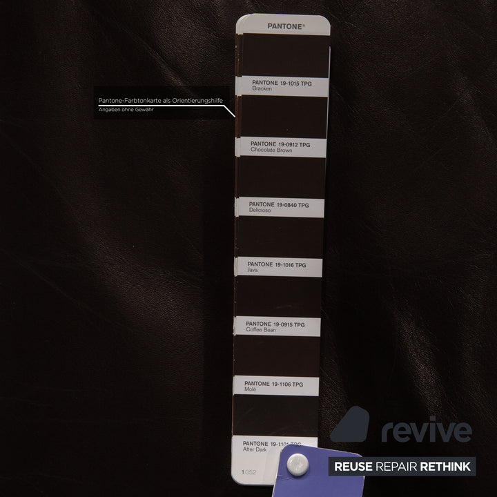 Rolf Benz 3330 leather three-seater brown sofa couch