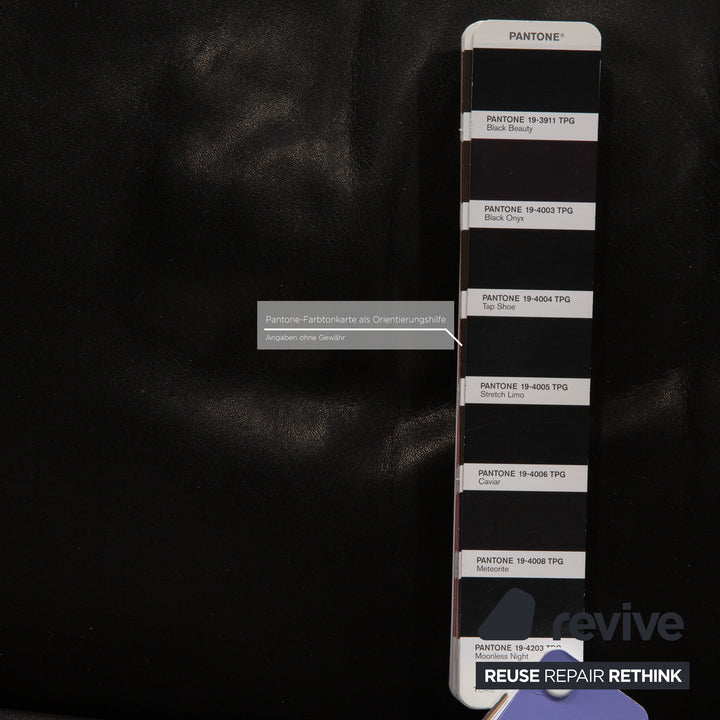 Rolf Benz 4000 leather armchair anthracite